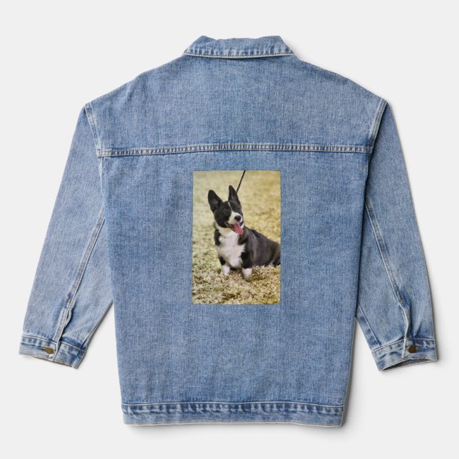 Corgi Jeansjacke (Rückseite)