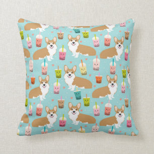 Corgi Kawaii Boba Tee - Blasentees Kissen