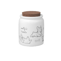 Corgi-Keksglas Süßer Hunde-Aufbewahrungsbehälter