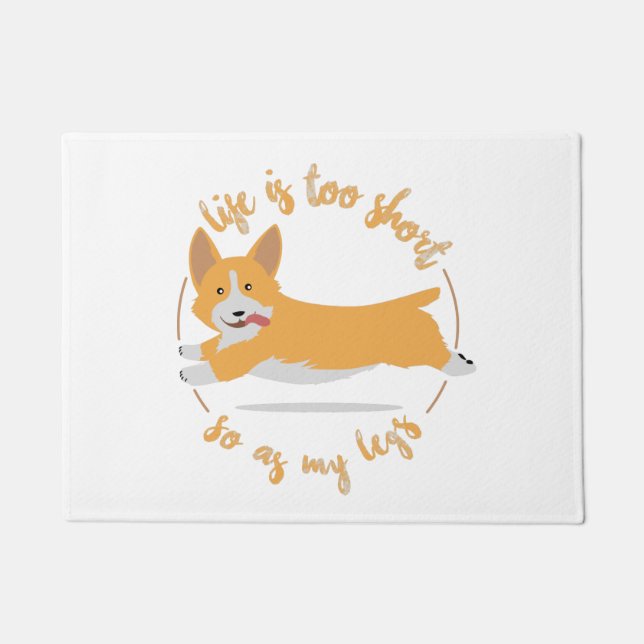 Corgi-Klassiker Fußmatte (Vorderseite)