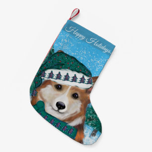 Corgi Kleiner Weihnachtsstrumpf