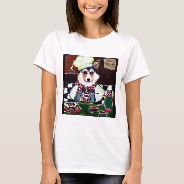 Corgi Koch T-Shirt (Vorderseite)