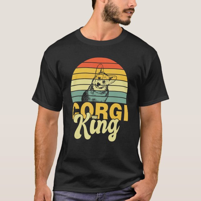 Corgi König T-Shirt (Vorderseite)