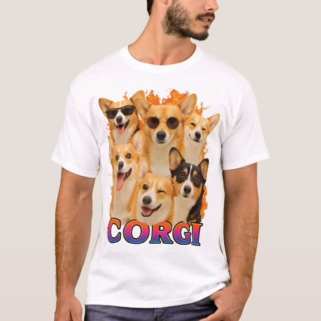 Corgi Kopie T-Shirt (Vorderseite)