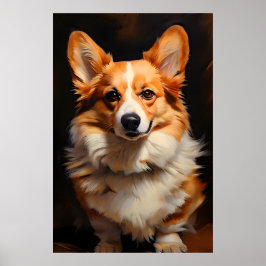 Corgi Kunstmuseum Poster