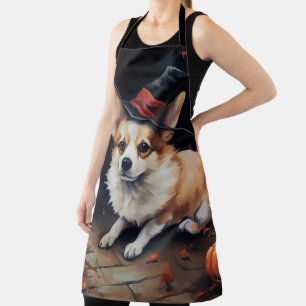 Corgi Kürbisse Halloween Gruselig Schürze