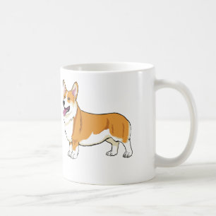 Corgi-Lächeln-Tasse Kaffeetasse