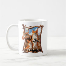 Corgi-Land – Lustiges Corgi-Shirt, Rustikale Ameri