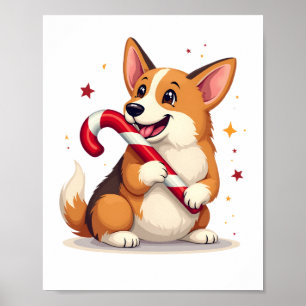 Corgi Lebkutscherfreude Poster