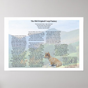 Corgi-Legende Poster