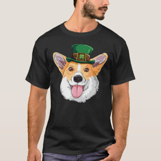 Corgi Leprechaun T Shirt St Patricks Day Dog T-Shi