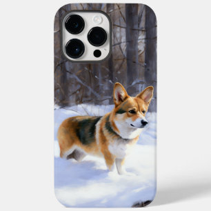 Corgi Let It Snow Weihnachten Case-Mate iPhone 14 Pro Max Hülle