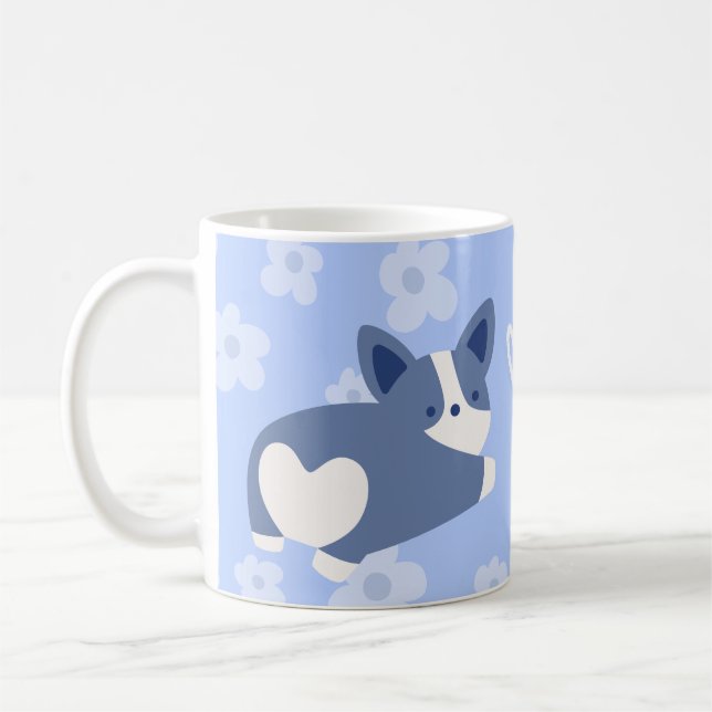 Corgi Liebe Tasse (Links)