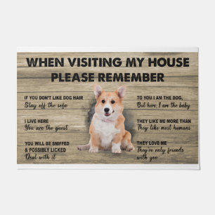 Corgi Lover Gift, Corgi Doormat, Corgi Gift Fußmatte