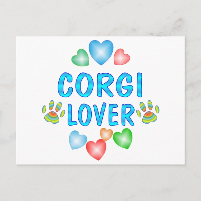 Corgi Lover Postkarte (Vorderseite)