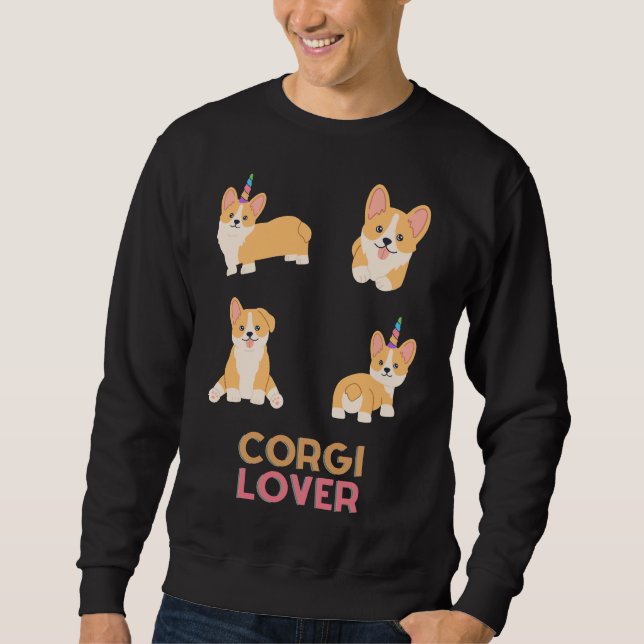 Corgi Lover Sweatshirt (Vorderseite)