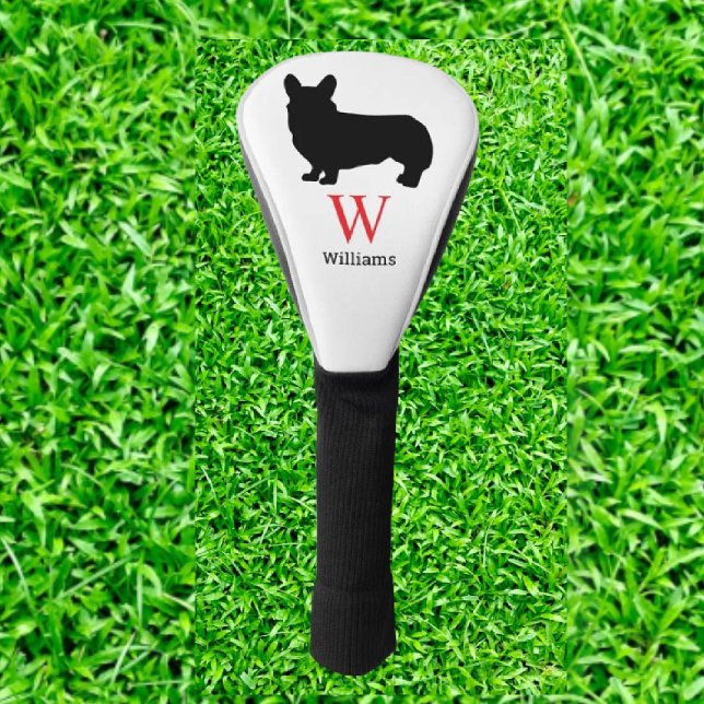 Corgi Lovers Golf Head Cover Headcover (Show off your love for Corgis on the golf course with this adorable Corgi Lovers Golf Head)