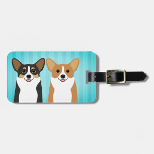 Corgi Luggage Tags Gepäckanhänger