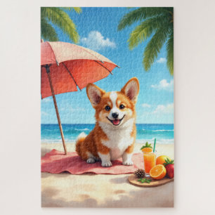 Corgi Luxus-Strandentspannungsszene