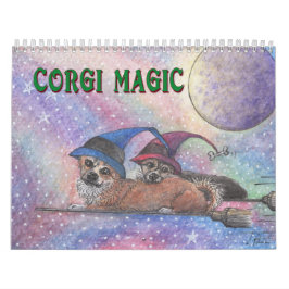 Corgi Magic - ein walisischer Korgi-Hund oder zwei Kalender