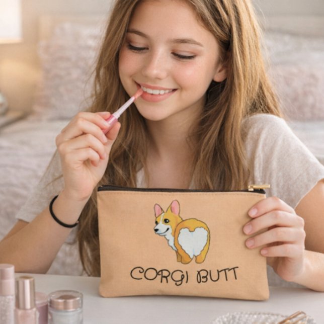 CORGI MAKE UP BAG ZUBEHÖRTASCHE (Von Creator hochgeladen)