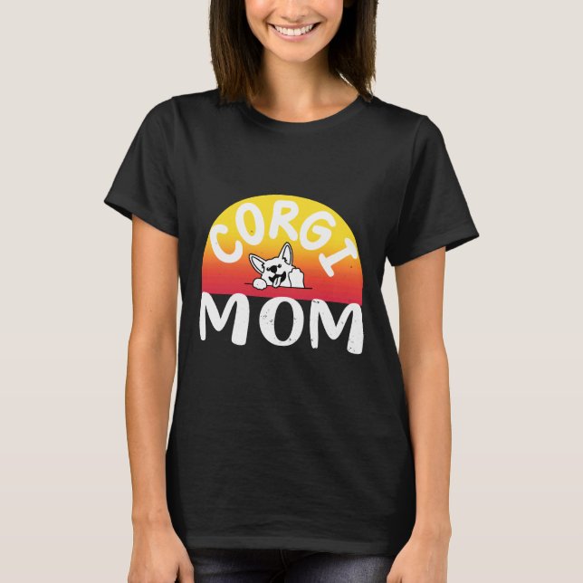 Corgi Mama 320 T-Shirt (Vorderseite)