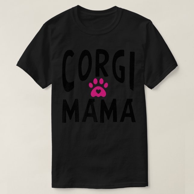 Corgi Mama Animal Niedlich Dog Mama -539 T-Shirt (Design vorne)