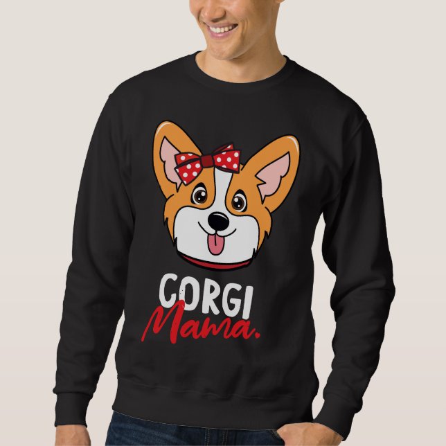 Corgi Mama Dog Sweatshirt (Vorderseite)
