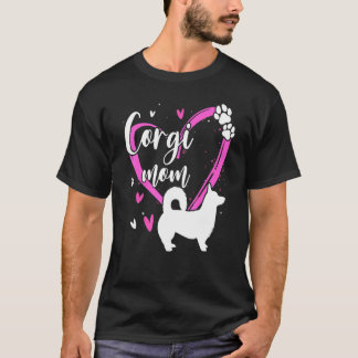 Corgi Mama für Mütter T-Shirt