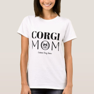 Corgi-Mama Geburtstagsgeschenk für Mama, Hundemama T-Shirt