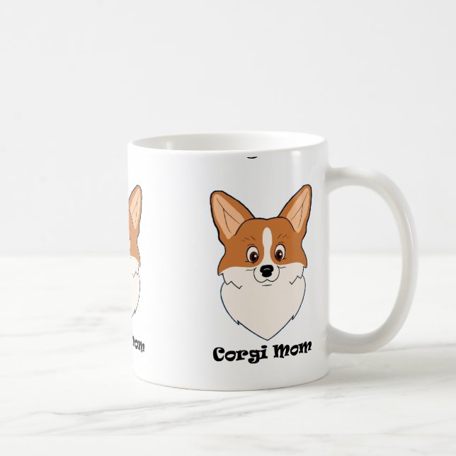 Corgi-Mama Kaffeetasse (Rechts)