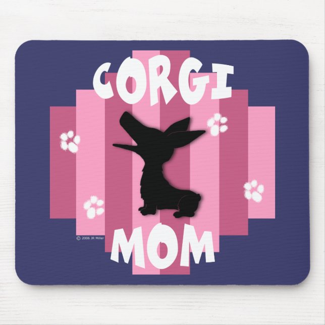 Corgi-Mama Mousepad (Vorne)