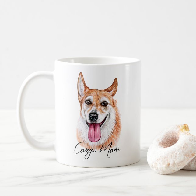 Corgi Mama Tasse (Mit Donut)