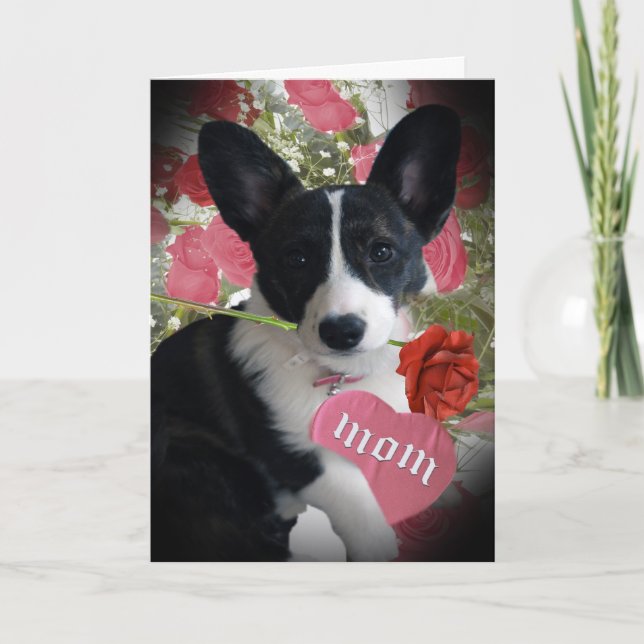 CORGI MOM Cartes de la Fête des Mères (Devant)