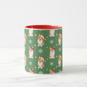 Corgi Mug de Noël mignon