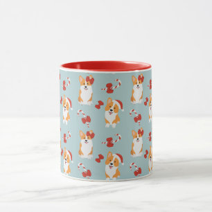 Corgi Mug de Noël mignon
