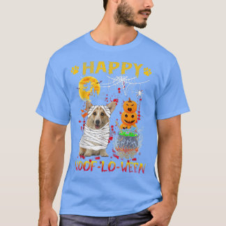 Corgi Mummy Happy Woofloween Halloween Pumpkin T-Shirt