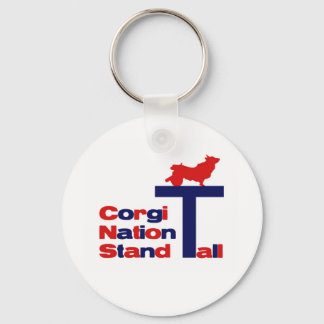 Corgi Nation Stand Tall Schlüsselanhänger