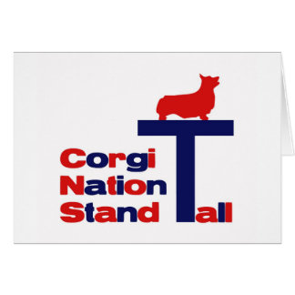 Corgi-Nations-Stand hoch