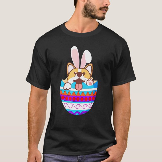 Corgi Osterei Corgi T-Shirt (Vorderseite)