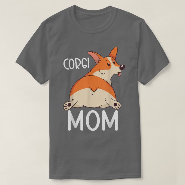 Corgi Pembroke Lover Corgi Mama T-Shirt (Design vorne)