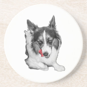 Corgi Pop von Red Getränkeuntersetzer