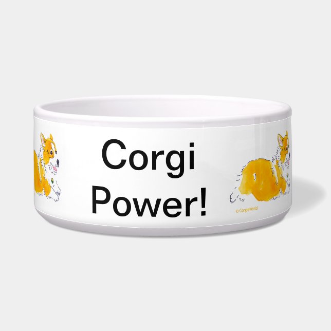 Corgi-Power-Hundeschüssel Napf (Rechts)
