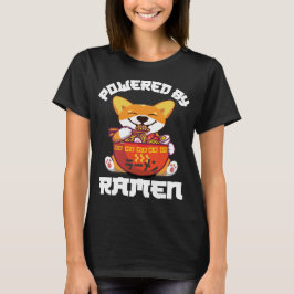 CORGI POWERBY RAMEN | Kawaii Corgi Eating Ramen T-Shirt