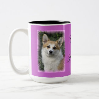 Corgi-Prinzessin Zweifarbige Tasse
