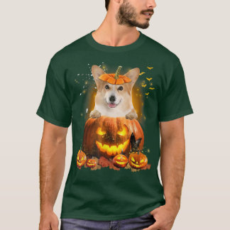 Corgi PumpkinFunny Niedlich Dog Lover Halloween T-Shirt