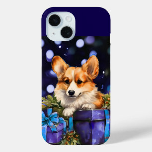 Corgi Puppy Coque de Noël Mate coque iphone