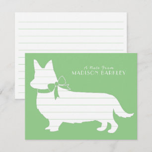 Corgi Puppy Dog Pembroke Welsh Danke Karte