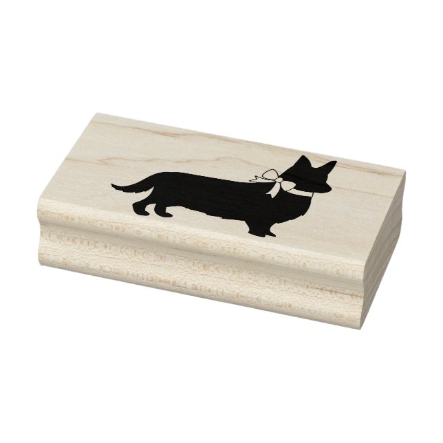 Corgi Puppy Dog Pembroke Welsh Gummistempel (Stempel)