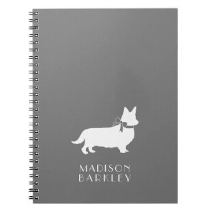 Corgi Puppy Dog Pembroke Welsh Notebook Notizblock